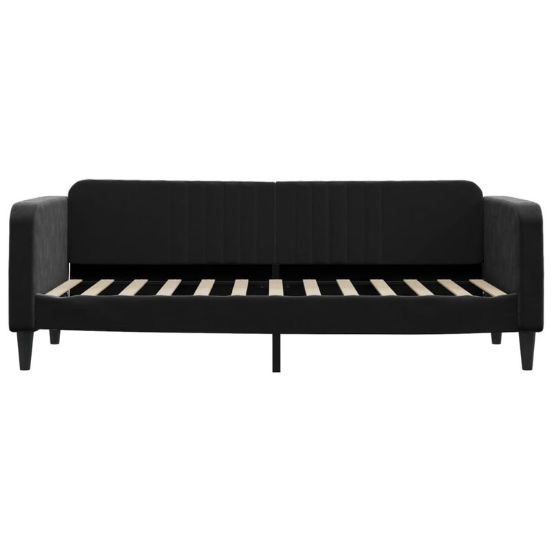 Casa si Gradina - Mobilier - Paturi si accesorii - Paturi - Pat de zi cu extensie, negru, 80x200 cm, catifea - Infinity.ro