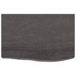 Casa si Gradina - Mobilier - Mobilier baie - Blaturi baie - Blat de baie, maro inchis, 60x40x(2-6) cm, lemn masiv tratat - Infinity.ro