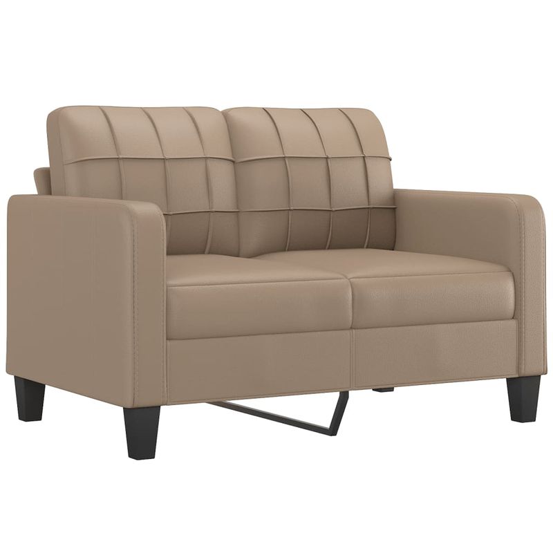Casa si Gradina - Mobilier - Seturi de mobilier - Seturi living - Set de canapele cu perne, 3 piese, cappuccino, piele ecologica - Infinity.ro