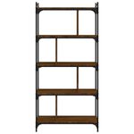 Casa si Gradina - Mobilier - Biblioteci si rafturi - Biblioteci - Biblioteca cu 5 niveluri stejar maro 76x32x158 cm lemn compozit - Infinity.ro