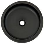Casa si Gradina - Sanitare - Lavoar baie si accesorii - Lavoare si piedestale - Lavoar de blat, negru si maro, rotund, Φ41x14 cm, ceramica - Infinity.ro