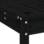 Casa si Gradina - Gradina si terasa - Mobilier exterior - Seturi mobila gradina - Set mobilier bar de gradina, 5 piese, negru, lemn masiv de pin - Infinity.ro