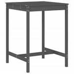 Casa si Gradina - Gradina si terasa - Mobilier exterior - Seturi mobila gradina - Set bar de gradina, 3 piese, gri, lemn masiv de pin - Infinity.ro