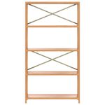 Casa si Gradina - Mobilier - Biblioteci si rafturi - Biblioteci - Raft cu 5 niveluri, 80x30x146 cm, lemn masiv de stejar - Infinity.ro