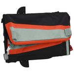 Sport si Outdoor - Ciclism - Accesorii pentru biciclete - Remorci biciclete - Remorca pentru biciclete, negru și portocaliu, 45 kg, fier, mărime 126x63x50 cm - Infinity.ro