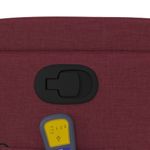 Ingrijire personala si Cosmetice - Sanatate si wellness - Articole wellness - Fotolii de masaj - Fotoliu rabatabil de masaj cu ridicare, rosu vin, textil - Infinity.ro