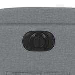 Casa si Gradina - Mobilier - Scaune si fotolii - Fotolii - Fotoliu rabatabil electric, gri deschis, textil - Infinity.ro