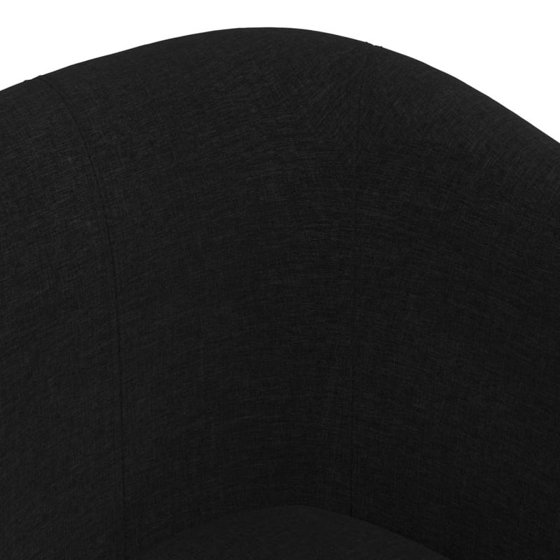 Casa si Gradina - Mobilier - Scaune si fotolii - Fotolii - Fotoliu tip cuva, negru, material textil - Infinity.ro