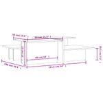 Casa si Gradina - Mobilier - Mese si birouri - Masute de cafea - Masute de cafea, 2 buc., gri, lemn prelucrat - Infinity.ro