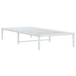 Casa si Gradina - Mobilier - Paturi si accesorii - Paturi - Cadru pat metalic, alb, 90x200 cm - Infinity.ro