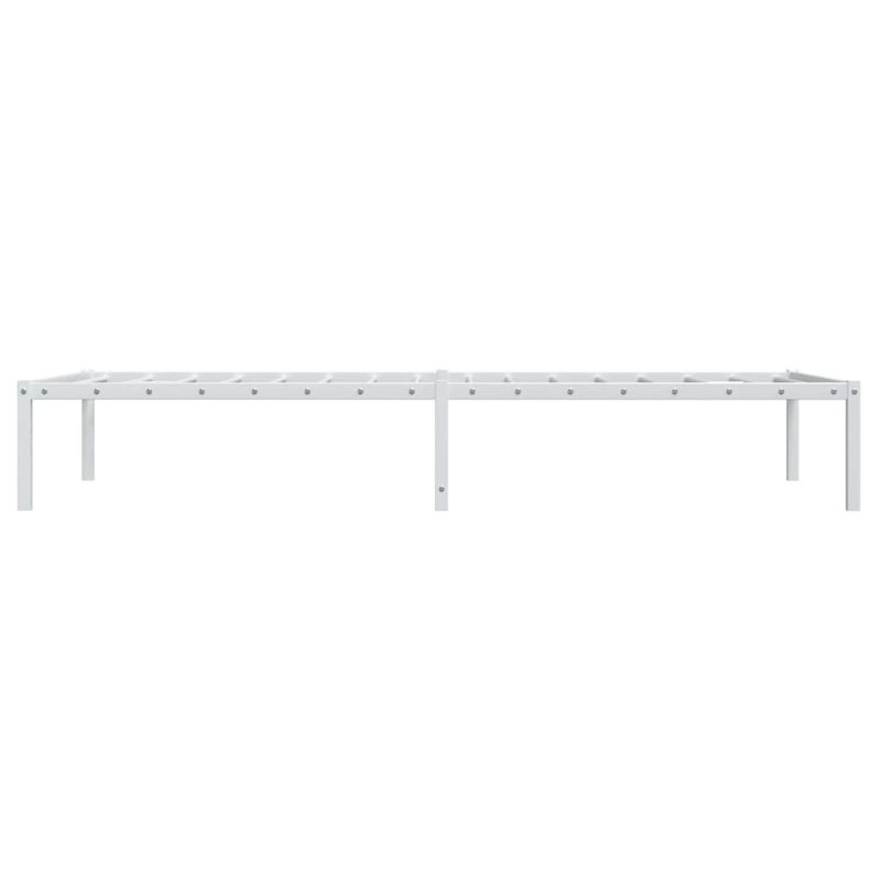 Casa si Gradina - Mobilier - Paturi si accesorii - Paturi - Cadru pat metalic, alb, 90x200 cm - Infinity.ro