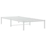 Casa si Gradina - Mobilier - Paturi si accesorii - Paturi - Cadru pat metalic, alb, 90x200 cm - Infinity.ro