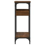 Casa si Gradina - Mobilier - Comode si corpuri - Console - Masuta consola cu raft stejar maro 75x29x75 cm lemn prelucrat - Infinity.ro