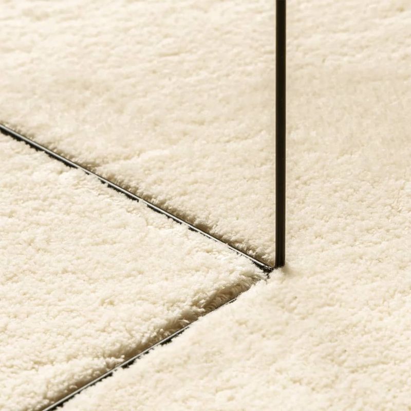 Casa si Gradina - Textile si covoare - Covoare - Covoare casa - Covor HUARTE, fir scurt, moale si lavabil, crem, 240x240 cm - Infinity.ro