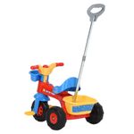 Sport si Outdoor - Role, trotinete si skateboard - Trotinete copii - Tricicleta pentru copii cu maner pentru parinti, multicolor - Infinity.ro