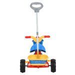 Sport si Outdoor - Role, trotinete si skateboard - Trotinete copii - Tricicleta pentru copii cu maner pentru parinti, multicolor - Infinity.ro