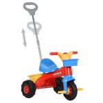 Sport si Outdoor - Role, trotinete si skateboard - Trotinete copii - Tricicleta pentru copii cu maner pentru parinti, multicolor - Infinity.ro