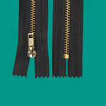 Casa si Gradina - Decoratiuni - DIY - Articole mercerie - Fermoar metalic nedetasabil Crisalida, lungime 10 cm, Negru - Infinity.ro