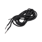 Fashion, accesorii si bijuterii - Femei - Incaltaminte femei - Accesorii incaltaminte - Set 2 sireturi rotunde pentru hanorac sau gluga Crisalida, lungime 140 cm Negru - Infinity.ro