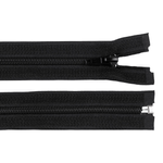 Casa si Gradina - Decoratiuni - DIY - Articole mercerie - Fermoar plastic detasabil, spiralat Crisalida, lungime 150 cm Negru - Infinity.ro