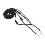 Fashion, accesorii si bijuterii - Femei - Incaltaminte femei - Accesorii incaltaminte - Set 2 sireturi rotunde pentru hanorac sau gluga Crisalida, lungime 140 cm Negru - Infinity.ro