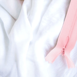 Casa si Gradina - Decoratiuni - DIY - Articole mercerie - Fermoar ascuns nedetasabil Crisalida, lungime 60 cm, Roz deschis - Infinity.ro