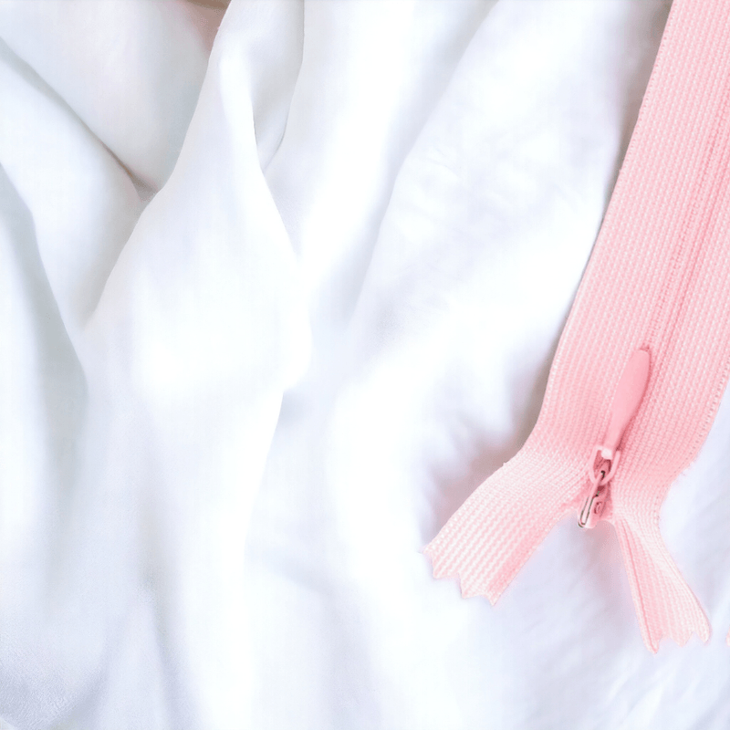 Casa si Gradina - Decoratiuni - DIY - Articole mercerie - Fermoar ascuns nedetasabil Crisalida, lungime 60 cm, Roz deschis - Infinity.ro