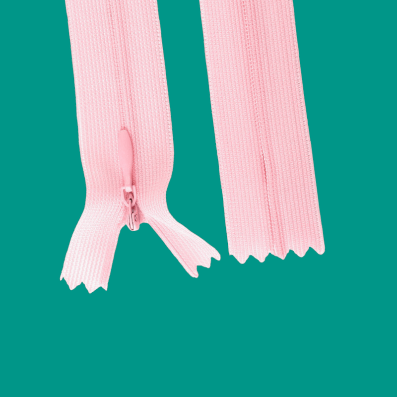 Casa si Gradina - Decoratiuni - DIY - Articole mercerie - Fermoar ascuns nedetasabil Crisalida, lungime 60 cm, Roz deschis - Infinity.ro