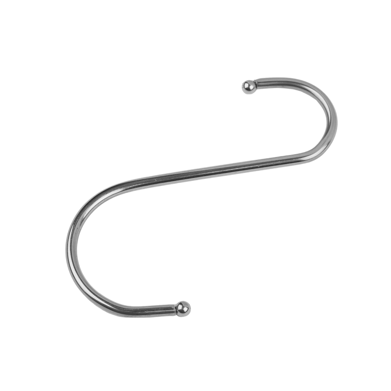 Casa si Gradina - Decoratiuni - Obiecte decorative - Accesorii decorative - Set 5 carlige metalice Crisalida, dimensiuni 4,7 x 10 cm, Argintiu - Infinity.ro