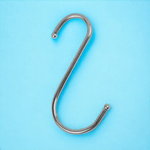 Casa si Gradina - Decoratiuni - Obiecte decorative - Accesorii decorative - Set 5 carlige metalice Crisalida, dimensiuni 4,7 x 10 cm, Argintiu - Infinity.ro