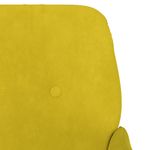 Casa si Gradina - Mobilier - Scaune si fotolii - Fotolii - Fotoliu, galben, 62x79x79 cm, catifea - Infinity.ro