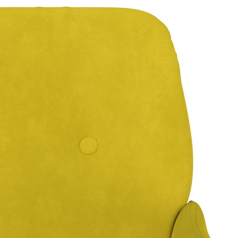 Casa si Gradina - Mobilier - Scaune si fotolii - Fotolii - Fotoliu, galben, 62x79x79 cm, catifea - Infinity.ro