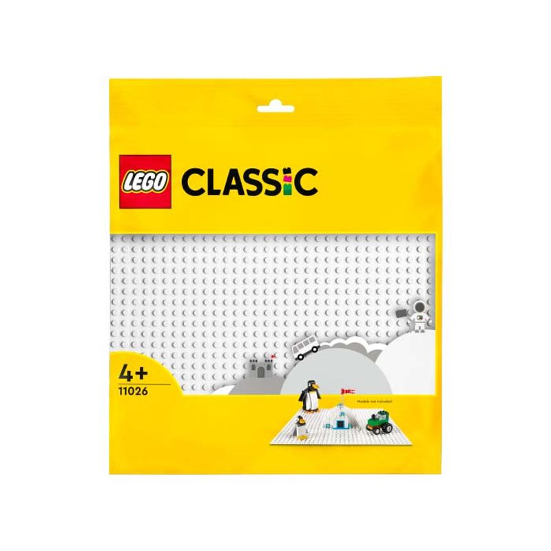 Jucarii, Copii si Bebe - Jucarii si jocuri - Seturi de constructie si cuburi - Seturi de constructie - Set LEGO Classic - Placa de Baza Alba (11026) - Infinity.ro
