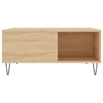 Casa si Gradina - Mobilier - Mese si birouri - Masute de cafea - Masuta de cafea, stejar afumat, 80x80x36,5 cm, lemn prelucrat - Infinity.ro