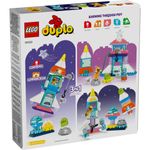 Jucarii, Copii si Bebe - Jucarii si jocuri - Seturi de constructie si cuburi - Seturi de constructie - Set LEGO DUPLO - Aventura cu naveta spatiala 3in1 (10422) - Infinity.ro