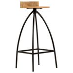 Casa si Gradina - Mobilier - Scaune si fotolii - Scaune - Scaune de bar, 2 buc., lemn masiv de mango - Infinity.ro