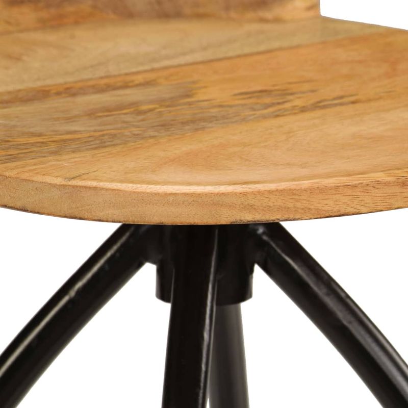 Casa si Gradina - Mobilier - Scaune si fotolii - Scaune - Scaune de bar, 2 buc., lemn masiv de mango - Infinity.ro