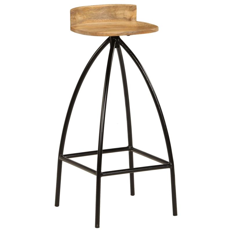 Casa si Gradina - Mobilier - Scaune si fotolii - Scaune - Scaune de bar, 2 buc., lemn masiv de mango - Infinity.ro