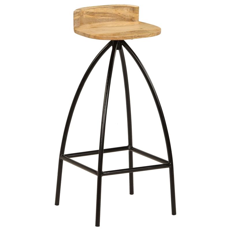 Casa si Gradina - Mobilier - Scaune si fotolii - Scaune - Scaune de bar, 2 buc., lemn masiv de mango - Infinity.ro