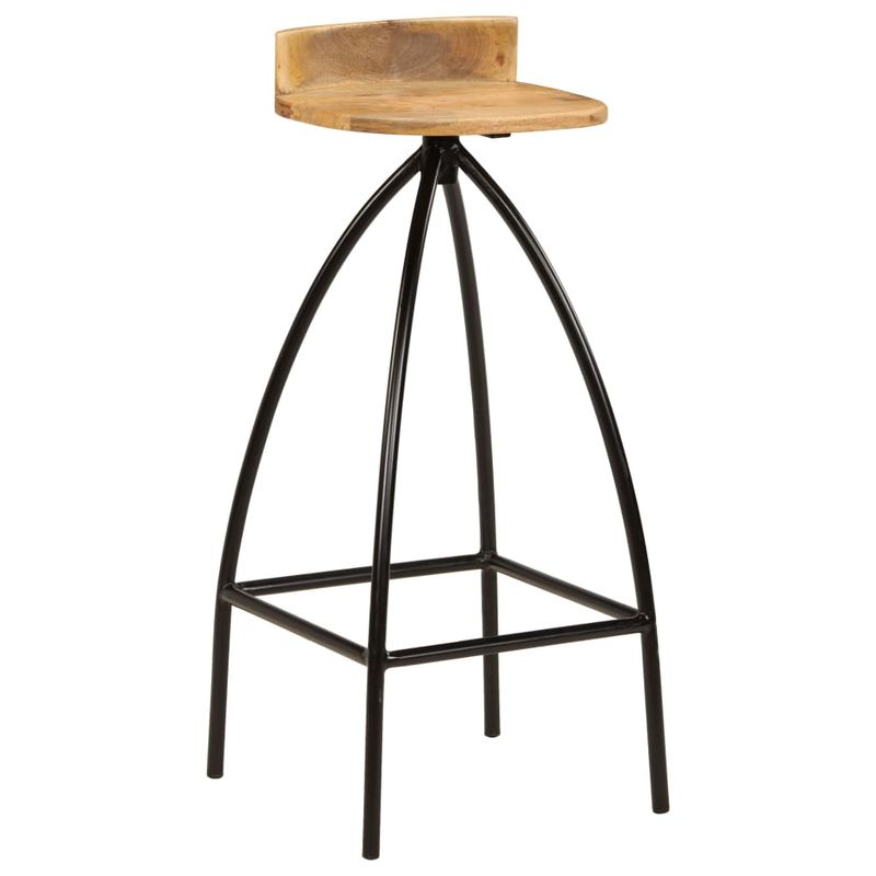 Casa si Gradina - Mobilier - Scaune si fotolii - Scaune - Scaune de bar, 2 buc., lemn masiv de mango - Infinity.ro
