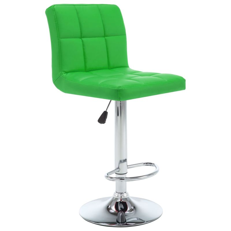 Casa si Gradina - Mobilier - Scaune si fotolii - Scaune - Scaune de bar, 2 buc., verde, piele ecologica - Infinity.ro