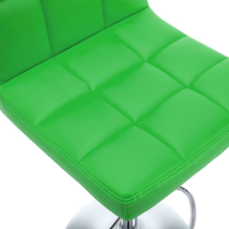 Casa si Gradina - Mobilier - Scaune si fotolii - Scaune - Scaune de bar, 2 buc., verde, piele ecologica - Infinity.ro
