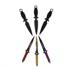 Casa si Gradina - Bucatarie si vesela - Vesela si tacamuri - Cutite si seturi de cutite - Set trei cutite de aruncat, Ninja Assasin si Set trei cutite de aruncat, Black Fury - Infinity.ro