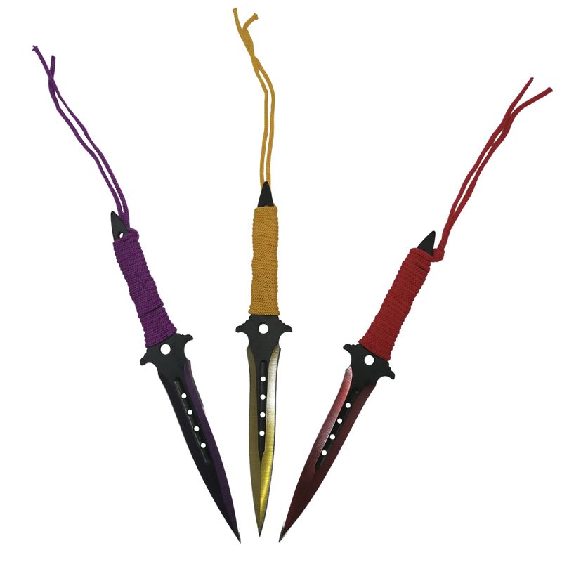 Casa si Gradina - Bucatarie si vesela - Vesela si tacamuri - Cutite si seturi de cutite - Set trei cutite de aruncat, Ninja Assasin si Set trei cutite de aruncat, Black Fury - Infinity.ro