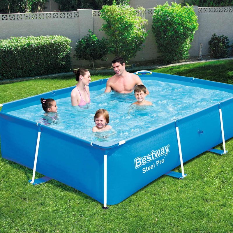 Casa si Gradina - Gradina si terasa - Piscine si accesorii - Piscine - Bestway Piscina Steel Pro, 259 x 170 x 61 cm, cadru din otel, 56403 - Infinity.ro