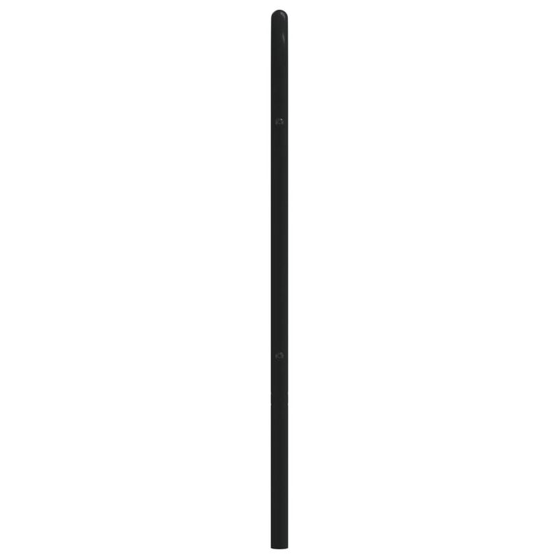 Casa si Gradina - Mobilier - Paturi si accesorii - Accesorii paturi - Tablie de pat metalica, negru, 75 cm - Infinity.ro