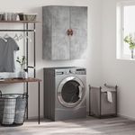 Casa si Gradina - Mobilier - Comode si corpuri - Comode - Dulap cu montaj pe perete, gri beton, 69,5x34x90 cm - Infinity.ro