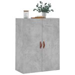 Casa si Gradina - Mobilier - Comode si corpuri - Comode - Dulap cu montaj pe perete, gri beton, 69,5x34x90 cm - Infinity.ro