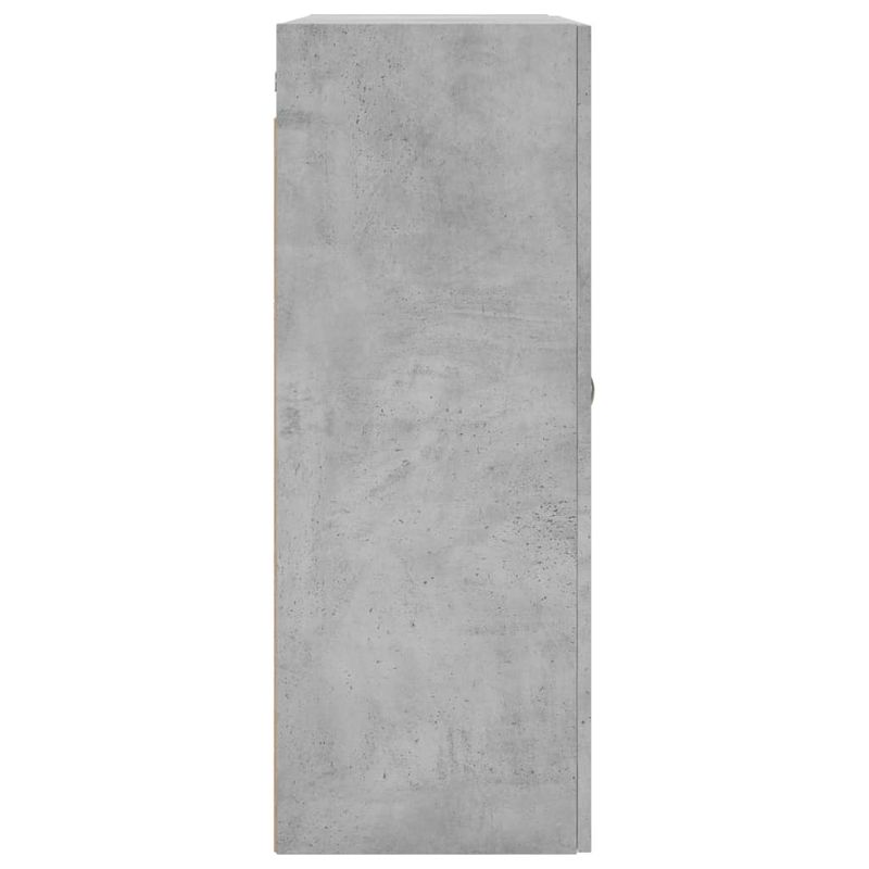 Casa si Gradina - Mobilier - Comode si corpuri - Comode - Dulap cu montaj pe perete, gri beton, 69,5x34x90 cm - Infinity.ro