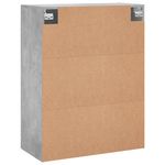 Casa si Gradina - Mobilier - Comode si corpuri - Comode - Dulap cu montaj pe perete, gri beton, 69,5x34x90 cm - Infinity.ro